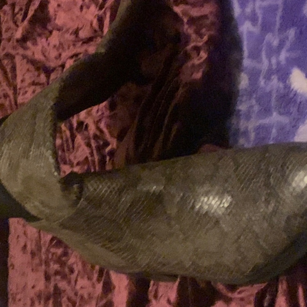 They're Snakeskin Boots